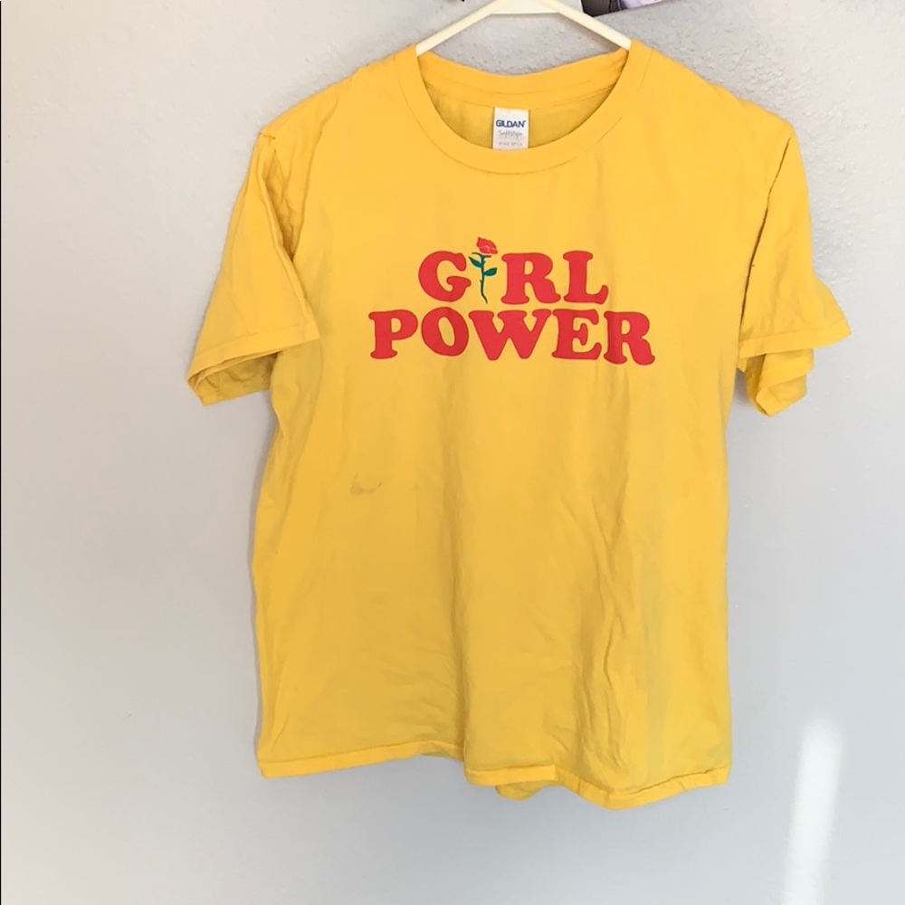 Yellow Girl Power Tee !!!